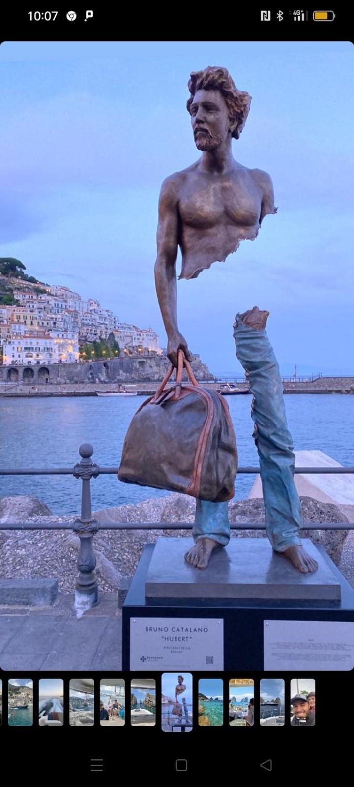 A Un Passo Dagli Dei Acomodação com café da manhã Pimonte Exterior foto